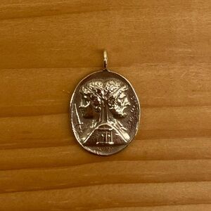 14K Yellow Gold Janus Pendant
